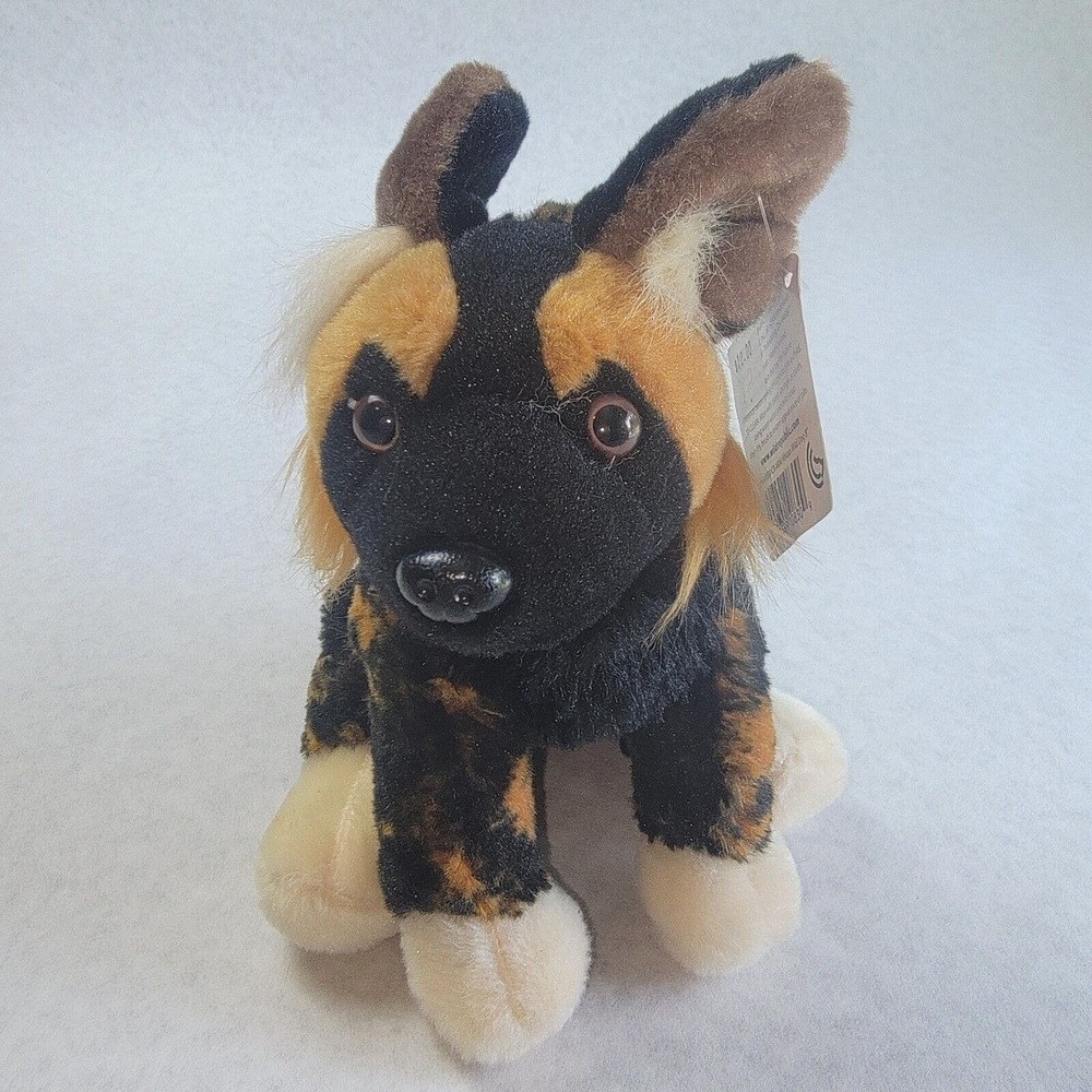 Wild Republic Cuddlekins Mini African Wild Dog 8 inch Plush Toy 10830 CK